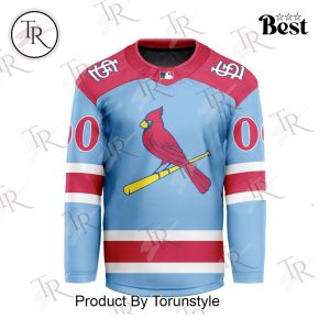 MLB St. Louis Cardinals Special Hockey Jersey Design Concept