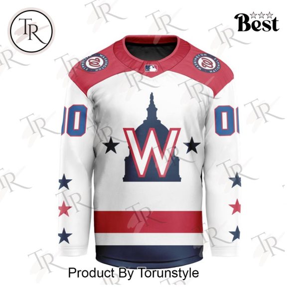 MLB Washington Nationals Special Hockey Jersey Design Concept