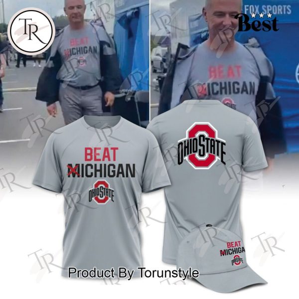 Ohio State Buckeyes Urban Meyer Beat Michigan T-Shirt