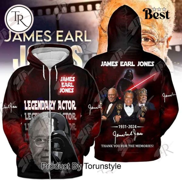 Legends Actor James Earl Jones 1931-2024 Thank You For The Memories Hoodie