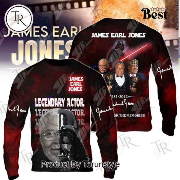 Legends Actor James Earl Jones 1931-2024 Thank You For The Memories Hoodie