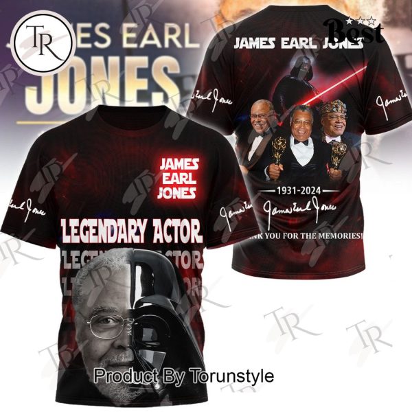 Legends Actor James Earl Jones 1931-2024 Thank You For The Memories Hoodie