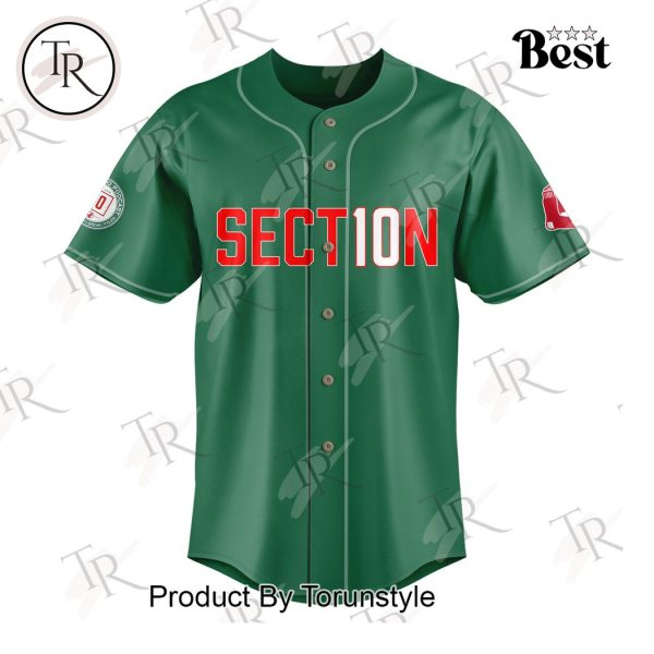 Boston Red Sox Section 10 Night Baseball Jersey