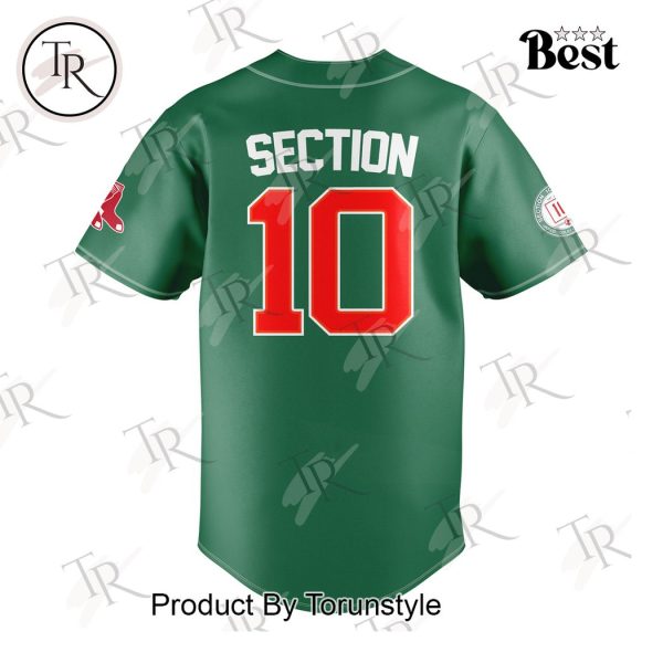 Boston Red Sox Section 10 Night Baseball Jersey