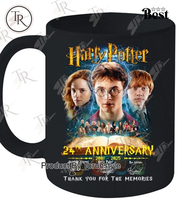 Harry Potter 24th Anniversary 2001 – 2025 Thank You For The Memories T-Shirt