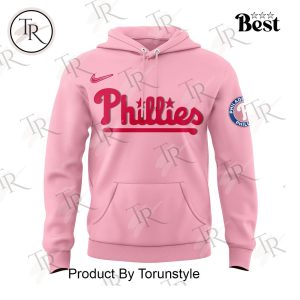 Philadelphia Phillies x Hello Kitty Night Hoodie 2024 – Pink