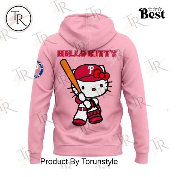 Philadelphia Phillies x Hello Kitty Night Hoodie 2024 – Pink