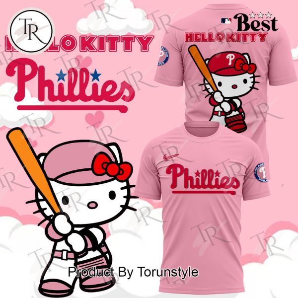 Philadelphia Phillies x Hello Kitty Night Hoodie 2024 – Pink