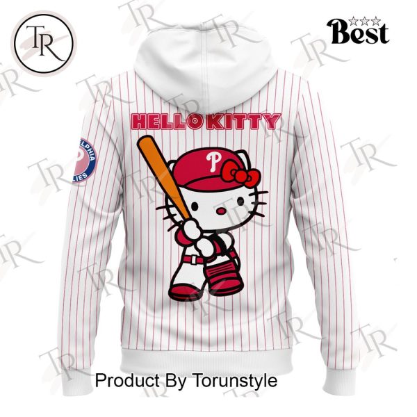 Philadelphia Phillies x Hello Kitty Night Hoodie 2024 – White