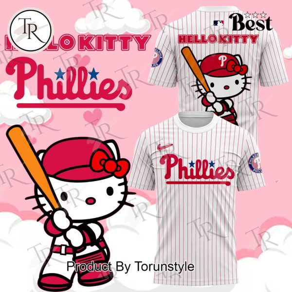 Philadelphia Phillies x Hello Kitty Night Hoodie 2024 – White