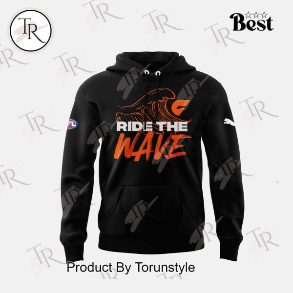 GWS Giants Ride The Wave Through Finals Hoodie – Black