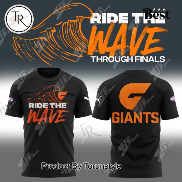 GWS Giants Ride The Wave Through Finals Hoodie – Black