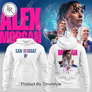 San D13goat Thank You Alex Morgan Hoodie – White