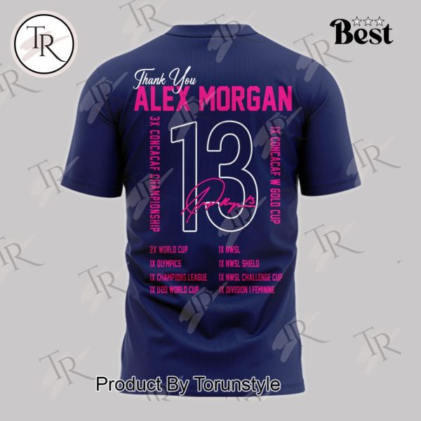 USA Soccer Team Thank You Alex Morgan Hoodie