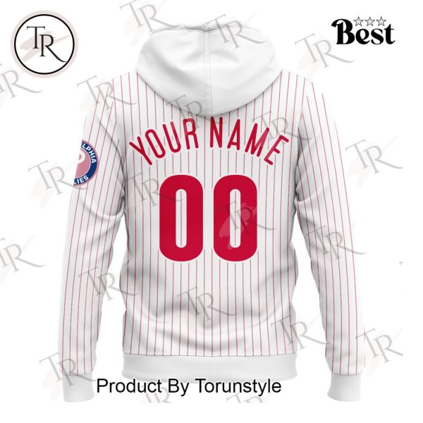 Personalized Philadelphia Phillies x Hello Kitty Night Hoodie