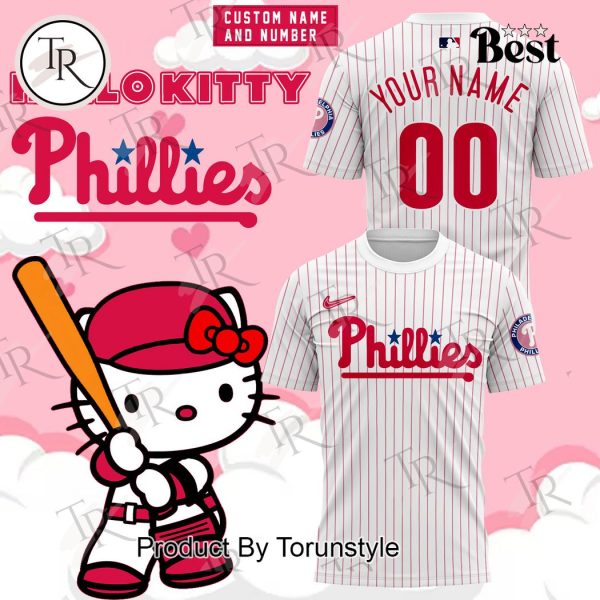 Personalized Philadelphia Phillies x Hello Kitty Night Hoodie