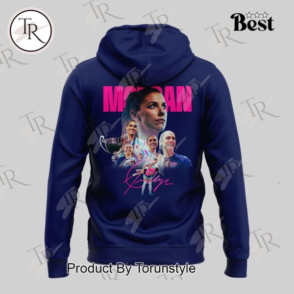 San D13goat Thank You Alex Morgan Hoodie – Blue