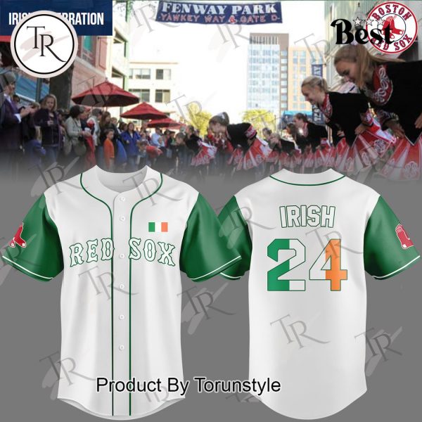 Boston Red Sox Irish Celebration Baseball Jersey