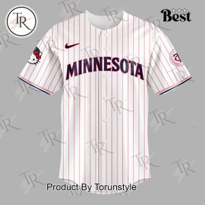 Minnesota Twins x Hello Kitty Day Baseball Jersey – White