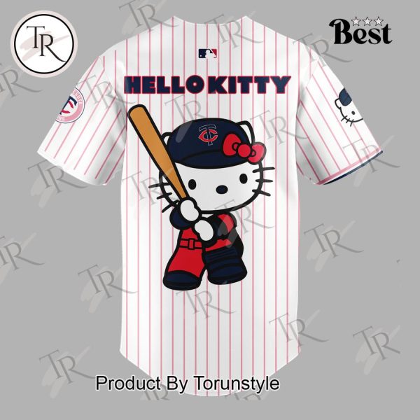 Minnesota Twins x Hello Kitty Day Baseball Jersey – White