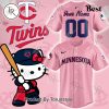 Minnesota Twins x Hello Kitty Day Baseball Jersey – White