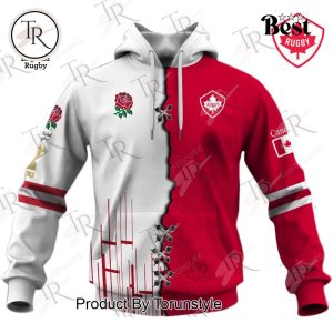 Canada Rugby x England Rugby Red Roses Hoodie