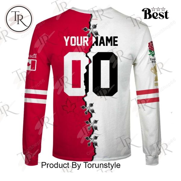 Canada Rugby x England Rugby Red Roses Hoodie