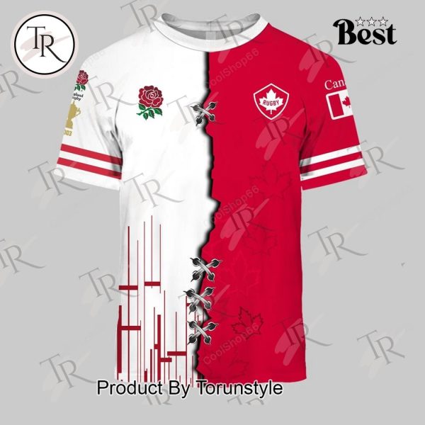 Canada Rugby x England Rugby Red Roses Hoodie