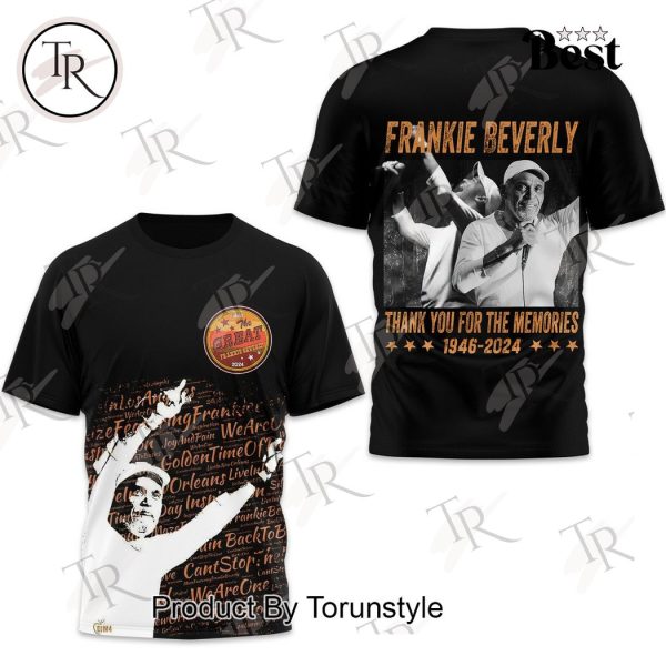 Frankie Beverly Thank You For The Memories 1946 – 2024 Hoodie