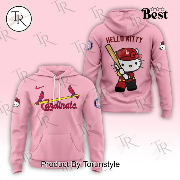 2024 St. Louis Cardinals x Hello Kitty Night September 19th Hoodie – Pink