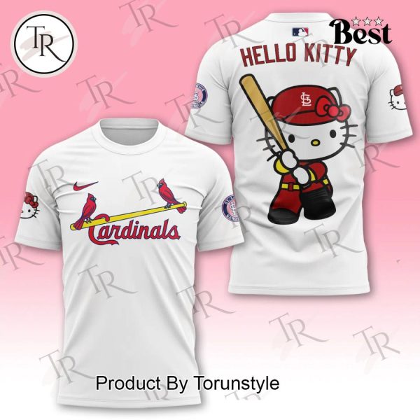 2024 St. Louis Cardinals x Hello Kitty Night September 19th Hoodie – White