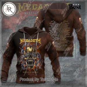 Megadeth Destroy All Enemies Hoodie