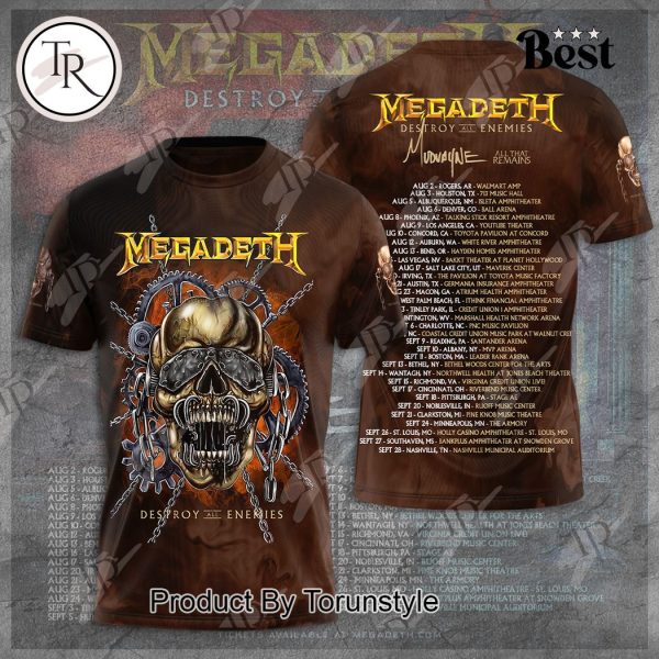 Megadeth Destroy All Enemies Hoodie