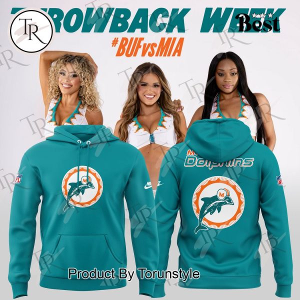 Miami Dolphins Throwback Week Buf vs Mia Hoodie