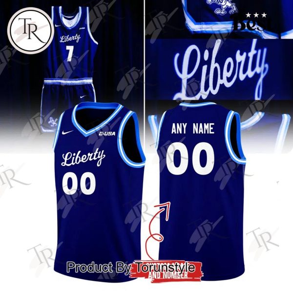 Liberty Flames 2024-2025 Non-Conference Schedule Basketball Jersey