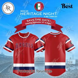 Los Angeles Angels Mexico Heritage Night Baseball Jersey