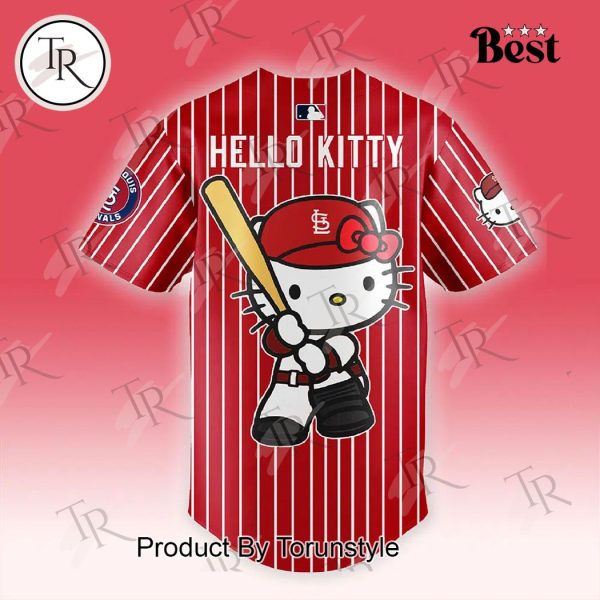 St. Louis Cardinals x Hello Kitty Night Sept 19 Baseball Jersey – Red