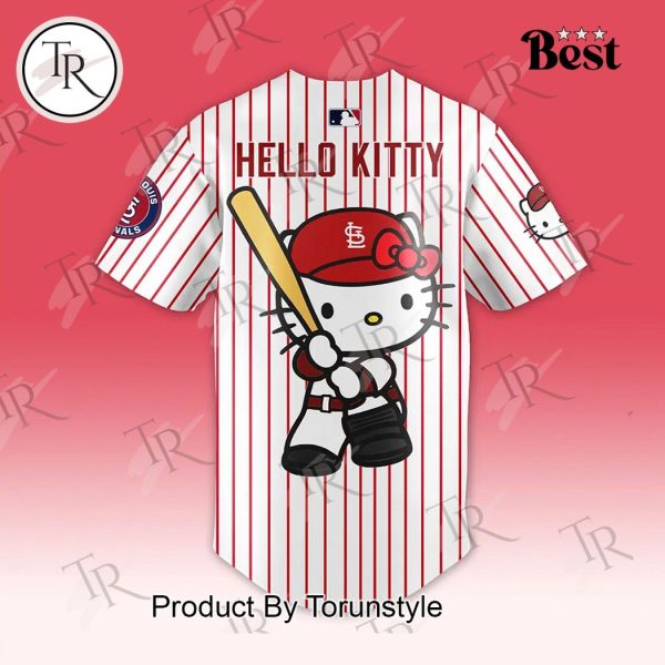 St. Louis Cardinals x Hello Kitty Night Sept 19 Baseball Jersey – White