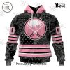 NHL Calgary Flames Special Pink Paisley Design Hoodie