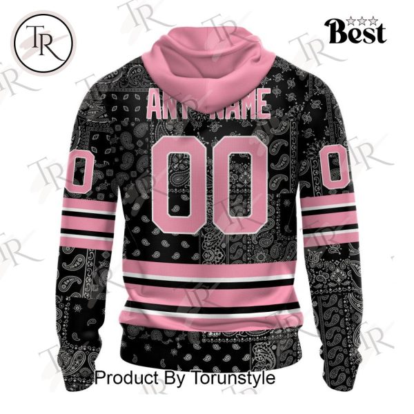 NHL Buffalo Sabres Special Pink Paisley Design Hoodie