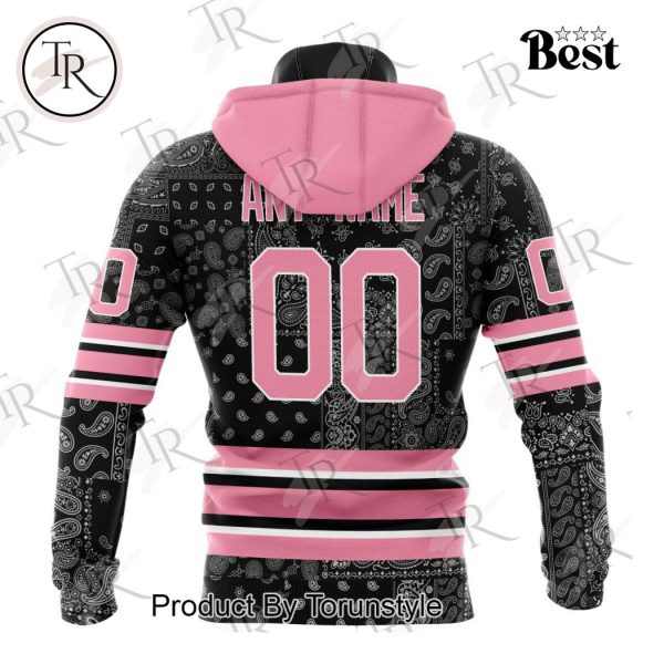 NHL Buffalo Sabres Special Pink Paisley Design Hoodie