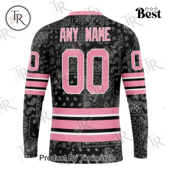 NHL Buffalo Sabres Special Pink Paisley Design Hoodie