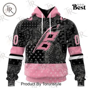 NHL Carolina Hurricanes Special Pink Paisley Design Hoodie