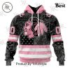 NHL Colorado Avalanche Special Pink Paisley Design Hoodie