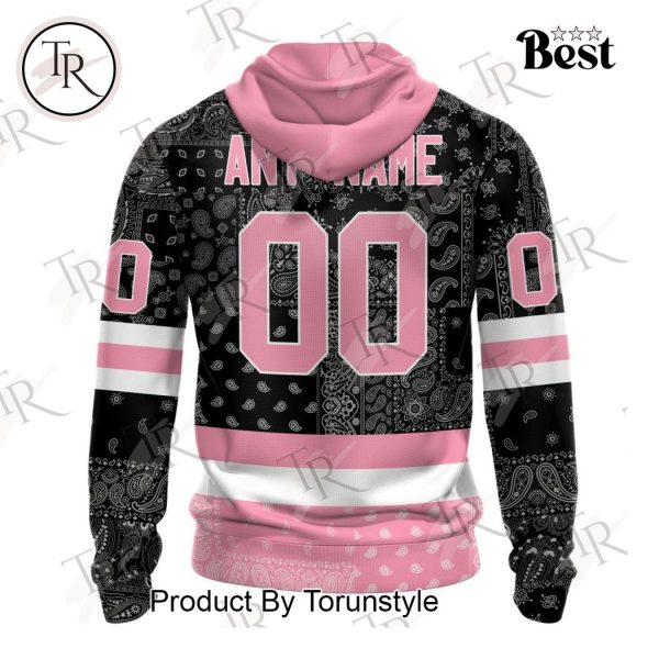 NHL Dallas Stars Special Pink Paisley Design Hoodie