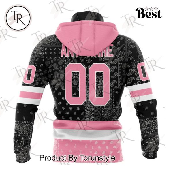 NHL Dallas Stars Special Pink Paisley Design Hoodie