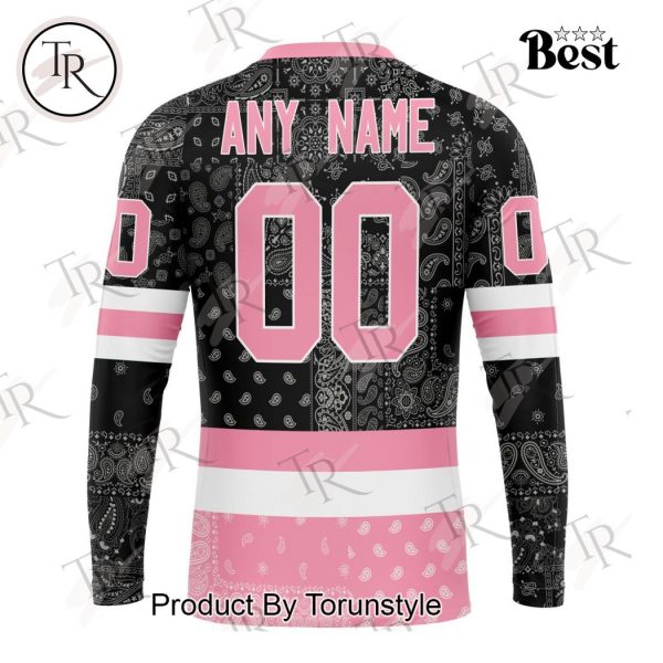 NHL Dallas Stars Special Pink Paisley Design Hoodie