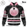 NHL Detroit Red Wings Special Pink Paisley Design Hoodie