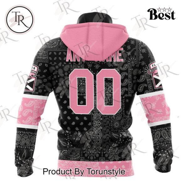 NHL Florida Panthers Special Pink Paisley Design Hoodie