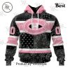 NHL Minnesota Wild Special Pink Paisley Design Hoodie